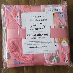 Little Sleepies Boho Bunny Cloud Blanket
